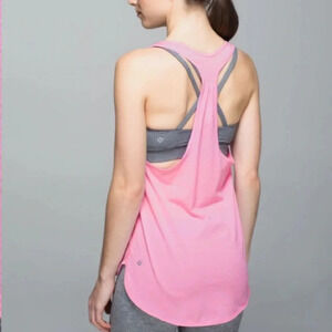 Lululemon 4 105 Singlet Tank Top in Pink Lemonade